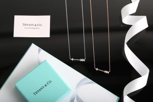 Luxury Womens Jewelry Tiffany Crystals Arrow Pendant Necklace A205PP230 AA163357