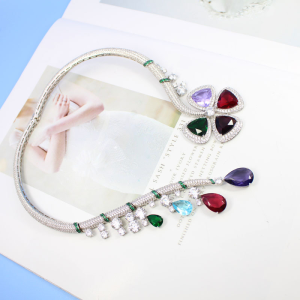 Luxury Womens Jewelry Bvlgari Fiore di Bulgari Ingenuo Necklace A152PP500 AA163829