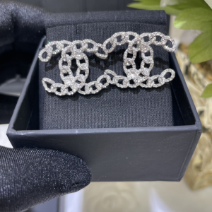 Chanel Earrings Chanel Crystals Double C Earrings 