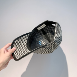 Luxury Womens Hats Celine Triomphe Logo Cotton Baseball Hat Black A190PP95 AA163898