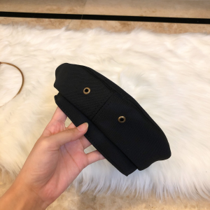 Luxury Womens Hats Chanel CC Black Cotton Beret Hat A190PP95 AA163939