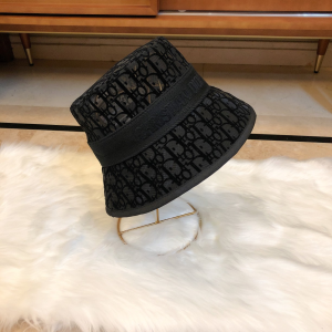 Luxury Womens Hats Dior Black Dior Oblique Mesh Bucket Hat A190PP105 AA163932