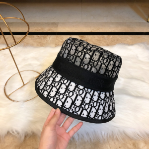 Dior Black Dior Oblique Mesh Bucket Hat 