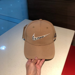 Dior x Nike Beige Dior Oblique Cotton Baseball Hat 