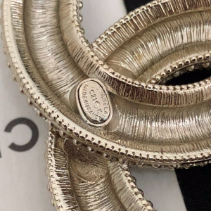 Luxury Womens Jewelry Chanel Brooch Chanel CC Logo Brooch A39PP140 AA164018