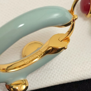 Luxury Womens Jewelry Chloe Hidra Small Hoop Earrings A39PP140 AA164014