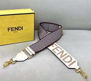 Fendi Strap You Vichy Ribbon Shoulder Strap White Leather Fendi Strap You Vichy Ribbon Shoulder Strap White Leather