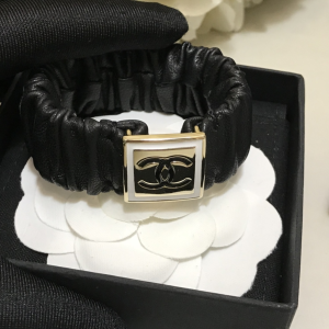 Chanel Bracelet Chanel CC Logo Leather Bracelet 