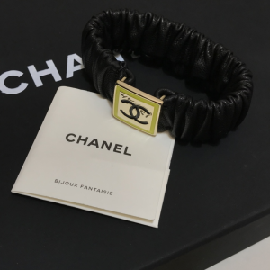 Chanel Bracelet Chanel CC Logo Leather Bracelet 