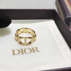 Dior Ring Dior Navy CD Gold Ring 