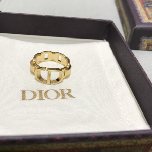 Luxury Womens Jewelry Dior Ring Dior Navy CD Gold Ring A152PP90 AA164879