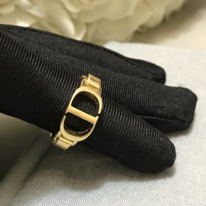 Luxury Womens Jewelry Dior Ring Dior Navy CD Gold Ring A152PP90 AA164879