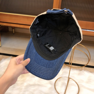 Luxury Womens Hats Chanel CC Logo Beige Cotton Baseball Hat A190PP90 AA164959