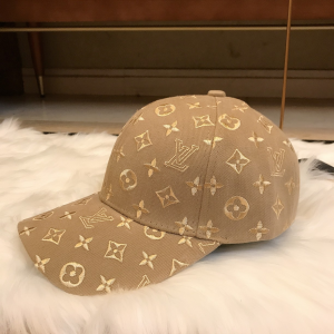 Louis Vuitton Monogram Beige Baseball Hat 