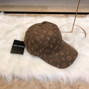 Luxury Womens Hats Louis Vuitton Monogram Gray Baseball Hat A190PP95 AA164929