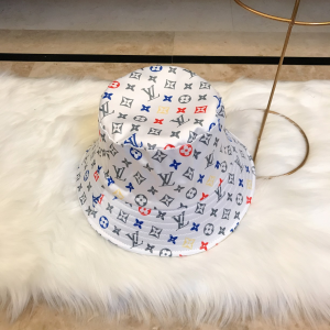 Luxury Womens Hats Louis Vuitton Monogram White Nylon Bucket Hat A190PP95 AA164924