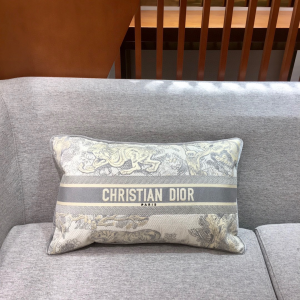 Dior Rectangular Cotton Cushion Gray Toile De Jouy Dior Rectangular Cotton Cushion Gray Toile De Jouy