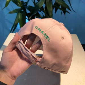 Luxury Womens Hat Chanel CC Logo Pink Cotton Baseball Cap Hats A190PP90 AA165833