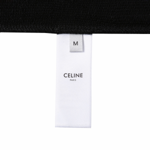 Luxury Womens Clothing Celine Black Cotton Hooded Sweatshirt SML A155PP480 AA166192