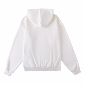 Luxury Womens Clothing Celine White Cotton Hooded Sweatshirt SML A155PP480 AA166193