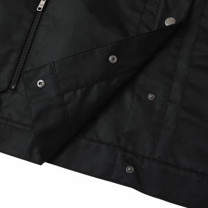 Luxury Womens Clothing Prada Black Re Nylon Oversized Jacket SML A155PP580 AA166203