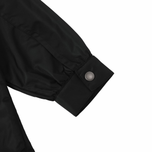 Luxury Womens Clothing Prada Black Re Nylon Oversized Jacket SML A155PP580 AA166203