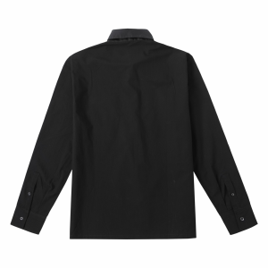 Luxury Womens Clothing Prada Black Re Nylon Shirt SML A155PP380 AA166200