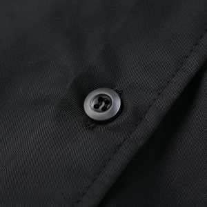 Luxury Womens Clothing Prada Black Re Nylon Shirt SML A155PP380 AA166200