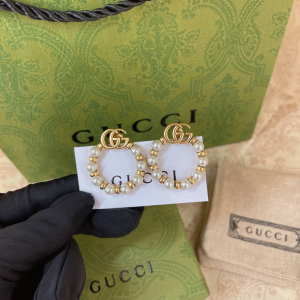 Gucci Earrings Gucci Double G Pearls Earrings 