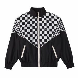 Celine Loose Blouson Jacket Black and White Nylon Celine Loose Blouson Jacket Black and White Nylon