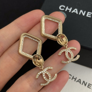 Chanel Earrings Chanel Crystals CC Earrings 