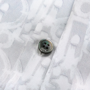 Luxury Mens Clothing Dior Oblique Overshirt in White SML A155PP380 AA166824