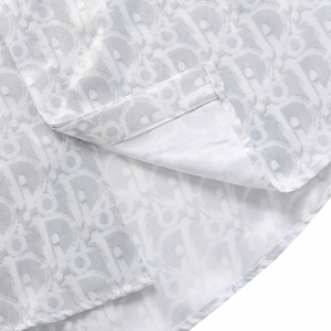 Luxury Mens Clothing Dior Oblique Overshirt in White SML A155PP380 AA166824