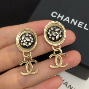 Chanel Earrings Chanel Gold CC Earrings 