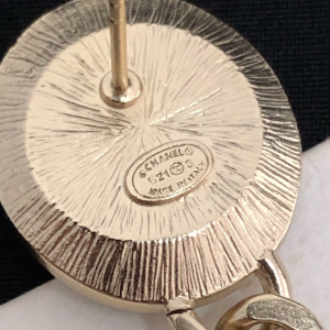 Luxury Womens Jewelry Chanel Earring Chanel Gold CC Earring A39PP130 AA167185