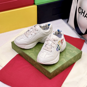 Gucci Sneakers Gucci Rhyton Gucci Print Leather Childrens Sneakers White Gucci Sneakers Gucci Rhyton Gucci Print Leather Childrens Sneakers White