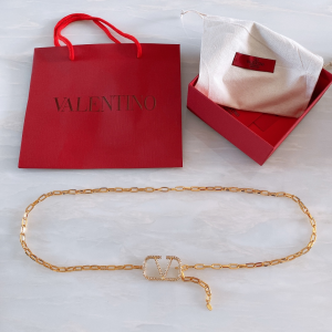 Valentino Garavani Vlogo Signature Chain Belt 