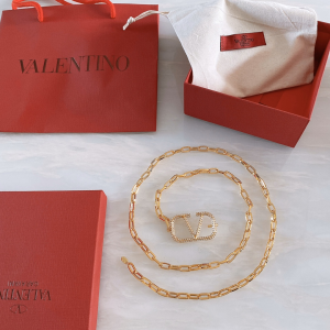 Luxury Womens Belts Valentino Garavani Vlogo Signature Chain Belt A191PP240 AA168179