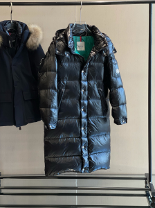 Moncler Hanoverian Long Down Jackets Black 