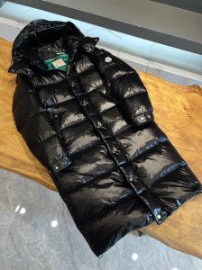 Luxury Mens Clothing Moncler Hanoverian Long Down Jackets in Black A29PP1180 AA168288