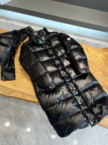 Luxury Mens Clothing Moncler Hanoverian Long Down Jackets in Black A29PP1180 AA168288