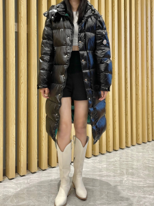 Luxury Mens Clothing Moncler Hanoverian Long Down Jackets in Black A29PP1180 AA168288