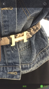 Luxury Womens Belts Hermes H Buckle Python Leather Belt 24MM A28PP340 AA168275