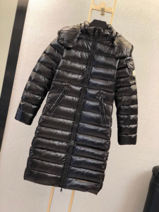 Moncler Moka Quilted Down Coat Black 1234 