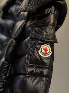 Luxury Womens Clothing Moncler Moka Quilted Down Coat in Black 1234 A29PP980 AA168278