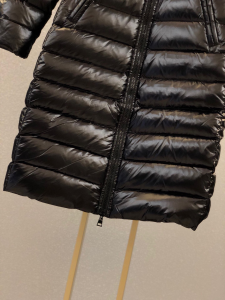 Luxury Womens Clothing Moncler Moka Quilted Down Coat in Black 1234 A29PP980 AA168278