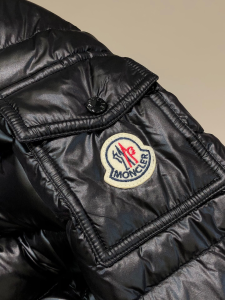 Luxury Womens Clothing Moncler Moka Quilted Down Coat in Black 1234 A29PP980 AA168278