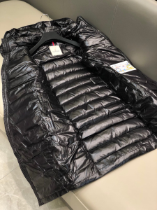 Luxury Womens Clothing Moncler Moka Quilted Down Coat in Black 1234 A29PP980 AA168278