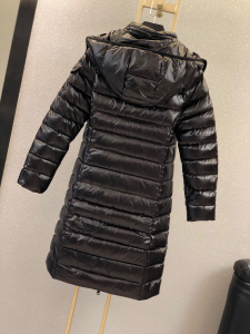 Luxury Womens Clothing Moncler Moka Quilted Down Coat in Black 1234 A29PP980 AA168278