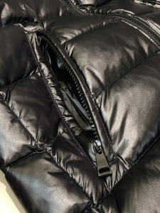 Luxury Womens Clothing Moncler Moka Quilted Down Coat in Black 1234 A29PP980 AA168278